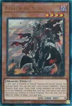 Yugioh! Fallen of Albaz - RA01-EN021 - Prismatic Ultimate Rare - 1st Edition Nea - Image 1