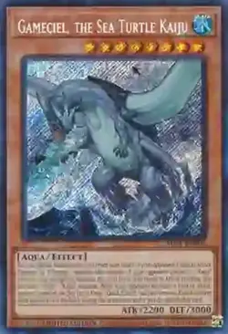 Yugioh! Gameciel, the Sea Turtle Kaiju - BLC1-EN005 - Secret Rare - Limited Edit - Image 1