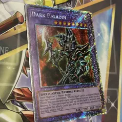 Yugioh Dark Paladin RA03-EN126 Platinum Secret Rare 1st Edition NM - Image 3