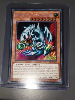 Blue-Eyes Toon Dragon English Secret Rare 1st MRL-000 Yu-Gi-Oh! Yugioh NM - Image 1