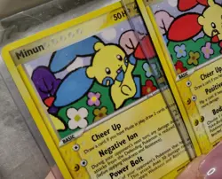 Minun & Plusle 4 & 5/17 50 HP Holographic Rare Pokemon Cards Pop Series 3 Promos - Image 5