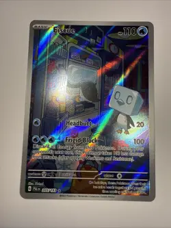 Pokemon TCG Eiscue Scarlet & Violet Paldea Evolved Holo Card 205/193 NM Cond. - Image 1