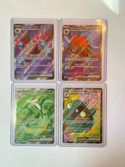 Pokemon S&V Era Full Art EX Lot (4 Cards) NM - Image 1