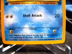 Squirtle 68/82 1st Edition Team Rocket Pokemon Card LP EX+ / NM- - Image 3