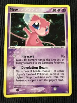 2006 Mew 040 Holo, Nintendo Black Star PROMO pokemon card - Image 1