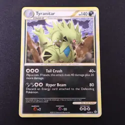 Tyranitar 26/95 HGSS Unleashed Non Holo Rare - Pokemon Card - EXC Condition - Image 1
