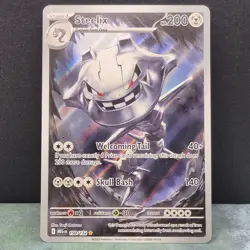 Steelix Illustration Rare 150/132 Mega Evolution Pokemon TCG Near Mint Card NM - Image 2