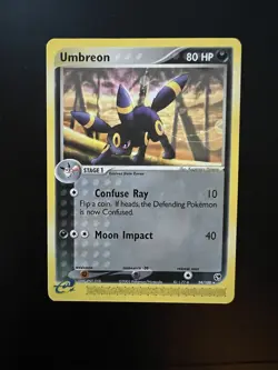 Pokemon TCG Umbreon 24/100 EX Sandstorm Non-Holo Rare Card - Image 1