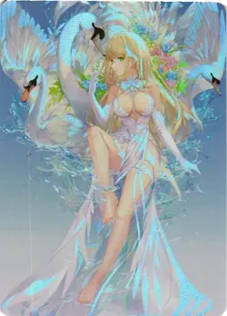 ORIGINAL Art By Atdan Barefeet Goddess Story ACG Anime Waifu Custom Card - Image 1