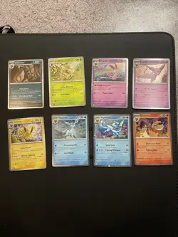 Prismatic Evolutions Costco 8 Mini Tin Cosmos Promo Cards SET #5 - Image 1