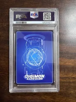 Digimon CCG Zephagamon Ace BT20-101 Secret Rare Card PSA 9 - Image 2