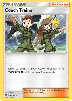 Coach Trainer 192/236 Uncommon | Unified Minds | Pokemon Card - Image 1