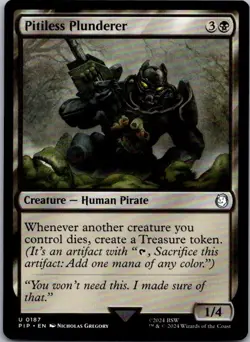 Pitiless Plunderer U Creature - Human Pirate Normal Universes Beyond: Fallout 18 - Image 1