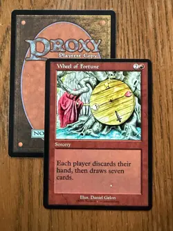 Wheel of Fortune MTG sticker cEDH - Image 1