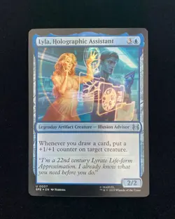 2025 Magic The Gathering MTG Marvel EN U 0007 Lyla Holographic Assistant KM035 - Image 1