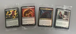 4 MTG Spider-Man Packs of Promo Card SEALED Carnage Crimson Chaos Green Goblin++ - Image 1