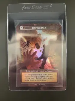 Earthquake Sorcery Contested Realm Alpha Elite Foil - Image 1