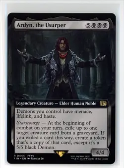 MtG FIN Ardyn, the Usurper #444 Extended Art Non-Foil - Image 1