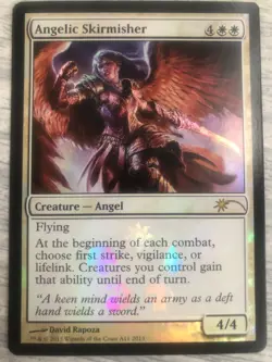 Angelic Skirmisher #A11 (Foil) (NM) Media Promos MEDIA Magic MTG FREE SHIPPING - Image 1