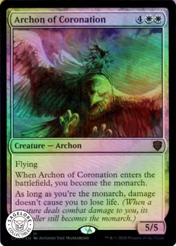 MTG Archon of Coronation (9) | NM Foil | Commander Legends (CMR) - Image 1
