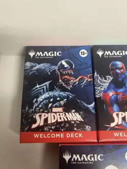 SDCC 2025 Magic The Gathering x Spider-Man Complete Welcome Deck Set (5) SEALED! - Image 2