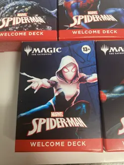 SDCC 2025 Magic The Gathering x Spider-Man Complete Welcome Deck Set (5) SEALED! - Image 5