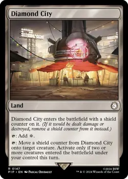 NM Diamond City, MGT, Fallout, Magic the Gathering, 147 - Image 1