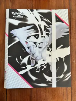 POKEMON OFFICIAL WHITE FLARE BINDER Collection *BINDER ONLY* - Image 1