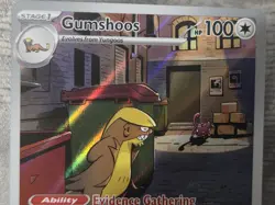 Pokemon Mega Evolutions #153/132 GUMSHOOS M/NM Illustration rare*** - Image 3