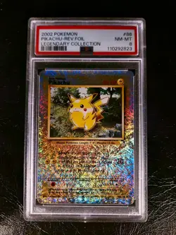 2002 Pokemon Legendary Collection Pikachu Reverse Holo - PSA 8 - WOTC - Image 1