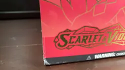 Pokemon TCG Pokemon Center Scarlet And Violet Base ETB Red Koraidon New Sealed - Image 2