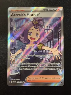 Acerola's Mischief 165/132 Pokemon Mega Evolution Full Art NM! - Image 1