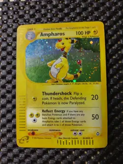 Pokemon TCG 2002 Aquapolis Ampharos H1/H32 Holo Rare - Lightly Played - Image 1