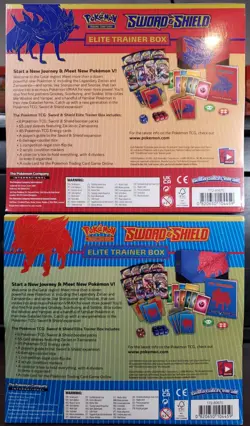 Pokemon Sword and Shield Base Set X2 ETB Elite Trainer Box - Factory Sealed - Image 4
