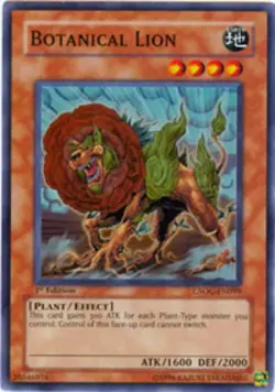 Yugioh! HP Botanical Lion - CSOC-EN099 - Super Rare - Unlimited Edition Heavily - Image 1