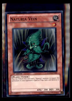 Yu-Gi-Oh Naturia Vein Hidden Arsenal 2 HA02-EN004 1st Edition Holo - Image 1