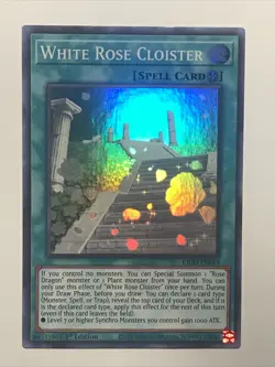 🔥Yugioh TCG-White Rose Cloister-KICO-EN019-Super Rare-1st Edition-M/NM!🔥 - Image 1