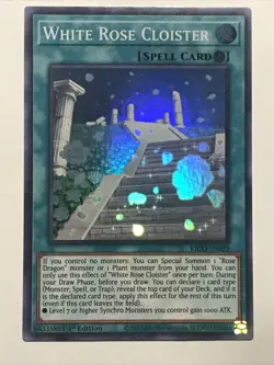 🔥Yugioh TCG-White Rose Cloister-KICO-EN019-Super Rare-1st Edition-M/NM!🔥 - Image 2