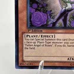 Yu-Gi-Oh! Fallen Angel of Roses PRC1-EN010 1st Edition Super Rare NM - Image 4