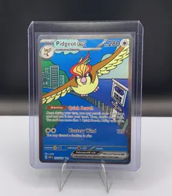 Pidgeot ex 225/197 SV03: Obsidian Flames Holo Nm MINT Pokemon Card - Image 1