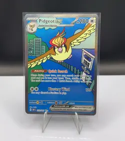 Pidgeot ex 225/197 SV03: Obsidian Flames Holo Nm MINT Pokemon Card - Image 2