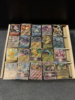 Pokemon 600 Card Assorted Bulk Lot - 100 Holos/Reverse Holos + 2 EX/V/VStar/VMax - Image 1
