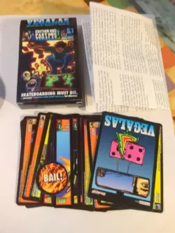 Skateboarding Must Die Vegalas Stoked! Trading Card Game Deck Ed 1 Part 1 - Image 1