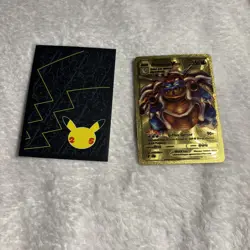 Pokemon TCG Blastoise VMAX - Gold Foil Pokemon Card Fan Art Card HP 350 - Image 3