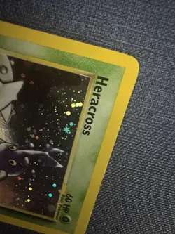 Pokemon TCG Heracross Neo Genesis Holo Card 6/111 Unlimited Rare - Image 5
