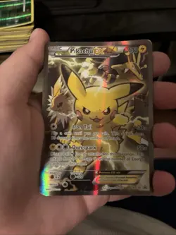 Pokemon Pikachu EX XY124 Black Star Promo 2016 Holo Card - Image 1