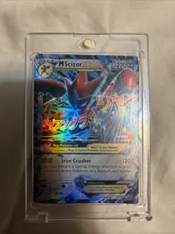 Pokemon TCG Mega Scizor EX Breakpoint Holo Ultra Rare Card 77/122 | M Scizor EX - Image 1