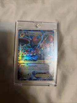 Pokemon TCG Mega Scizor EX Breakpoint Holo Ultra Rare Card 77/122 | M Scizor EX - Image 3