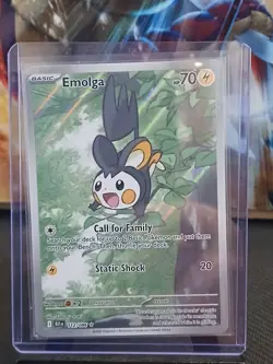 Emolga 112/086 SV Black Bolt English Pokemon Card NM - Image 2
