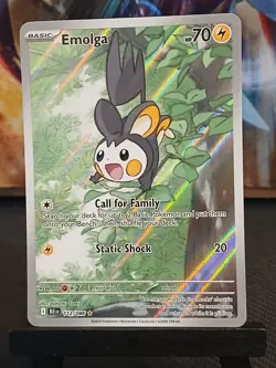 Emolga 112/086 SV Black Bolt English Pokemon Card NM - Image 4